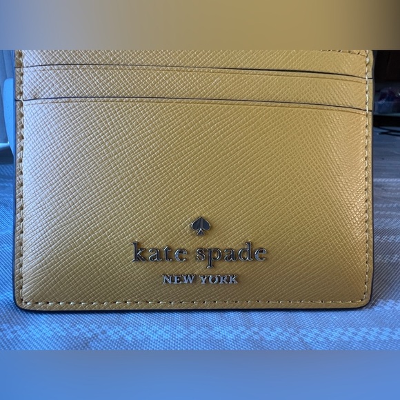 Kate Spade Mustard Yellow Card Holder - Picture 4 of 7